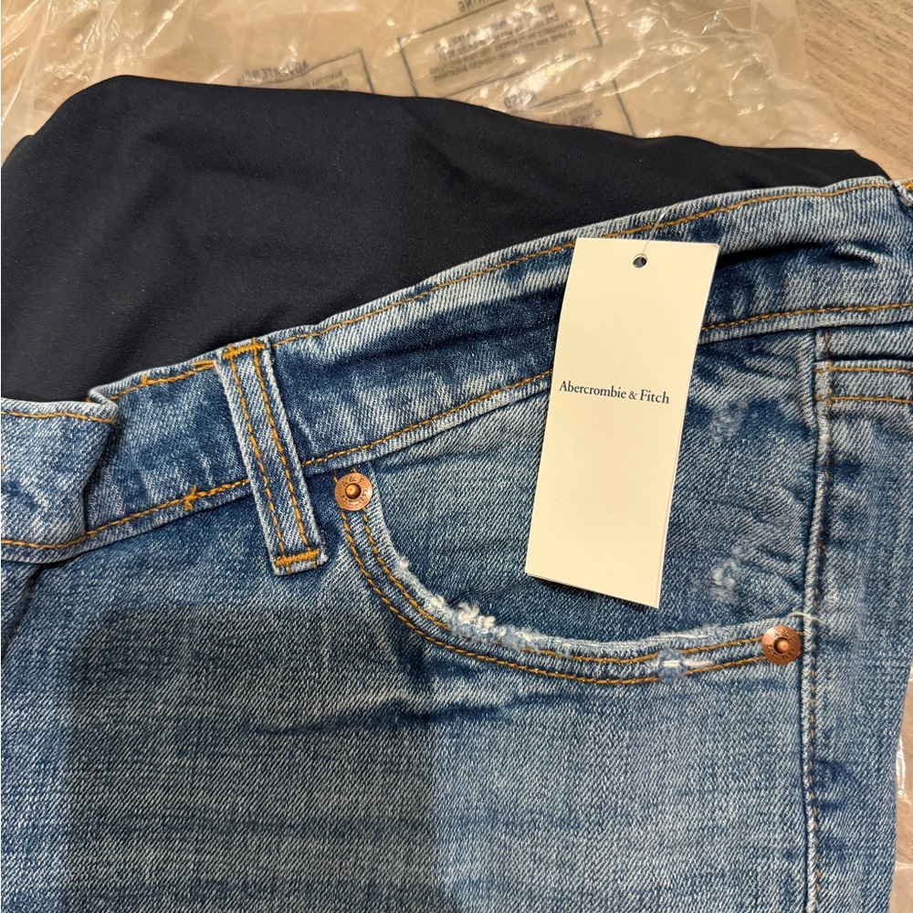 Abercrombie & Fitch Light Blue Denim Pants